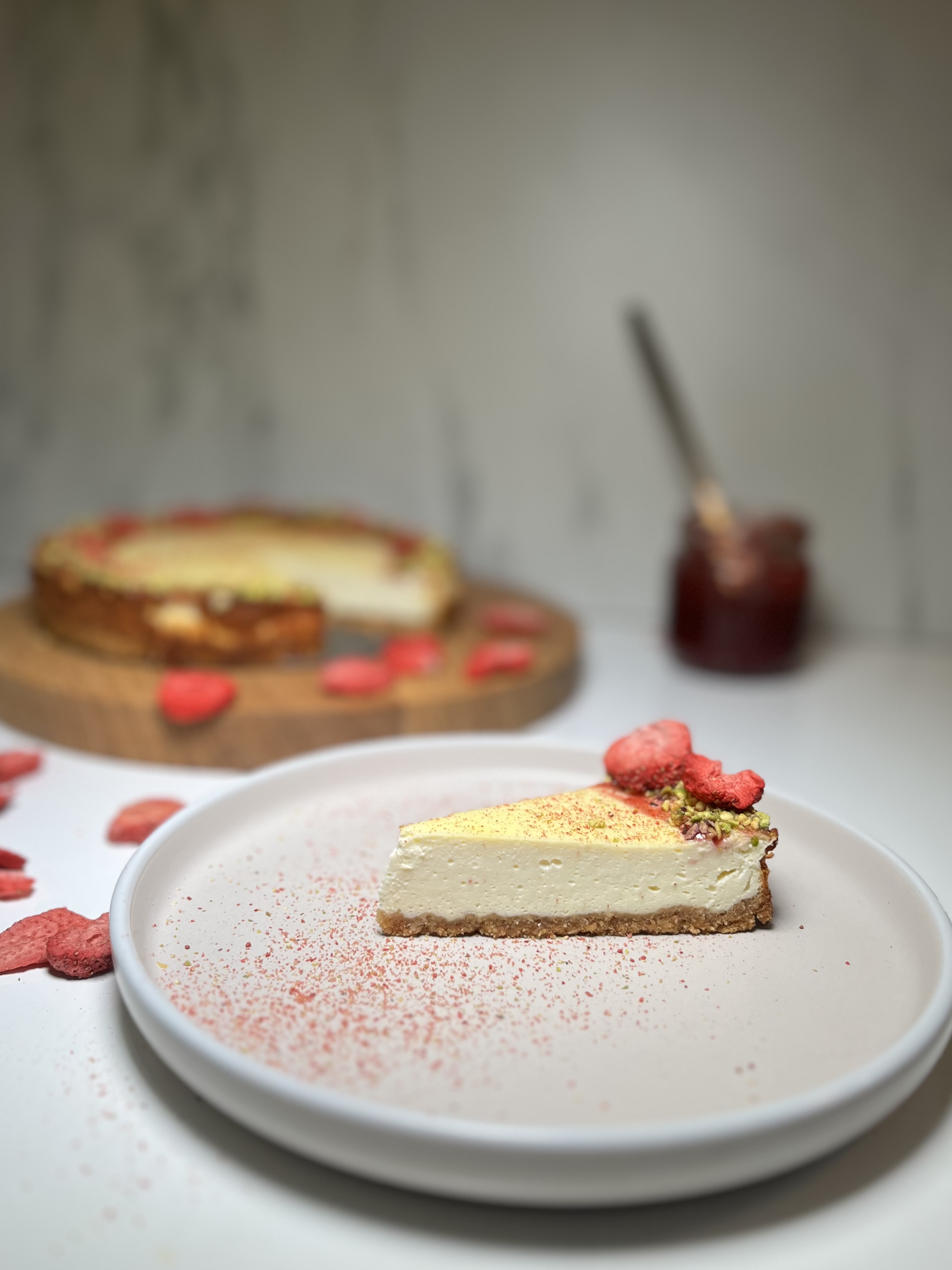 Vanilkový cheesecake