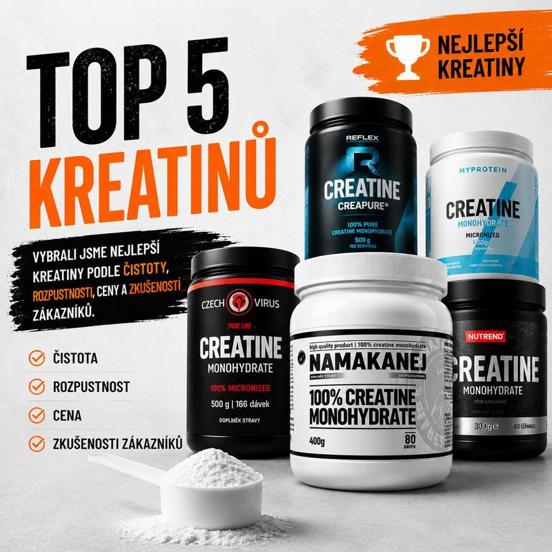 Top 5 kreatinů
