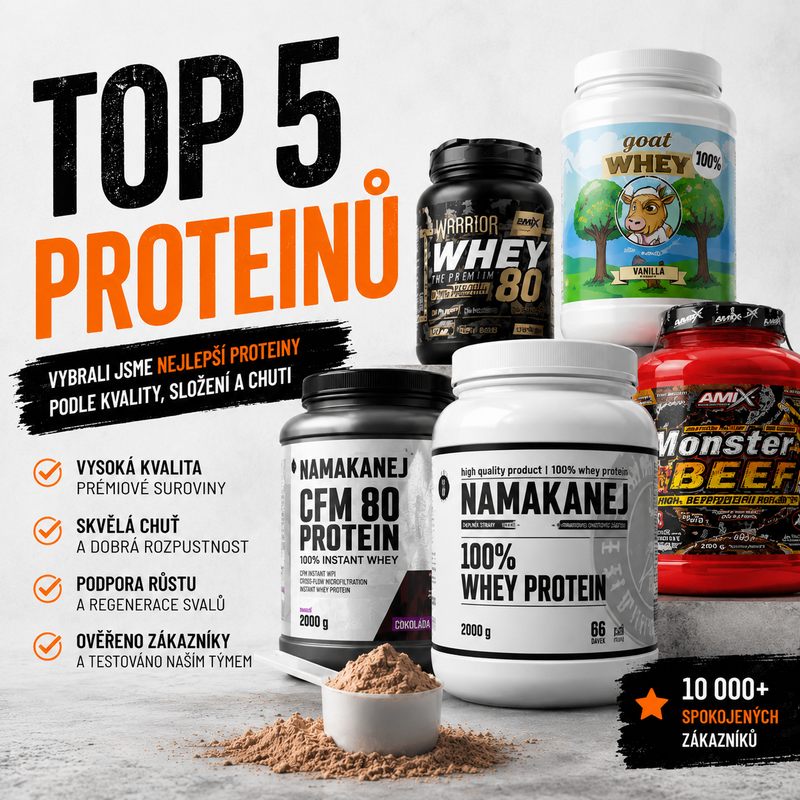 Top 5 proteinů