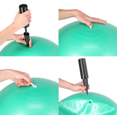 Gymnastický míč YB01N 75 cm modrý