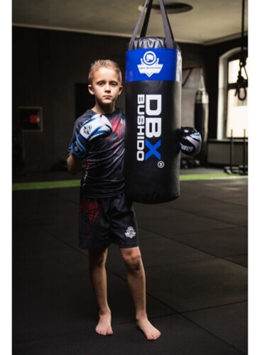 Boxovací pytel DBX Kids80 80cm/30cm 15-20kg pro děti, modrý