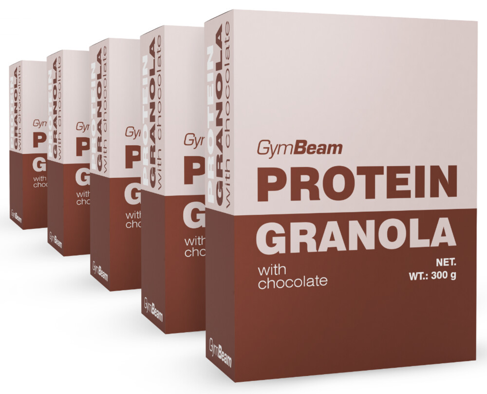 Proteinová granola s čokoládou 5 x 300 g