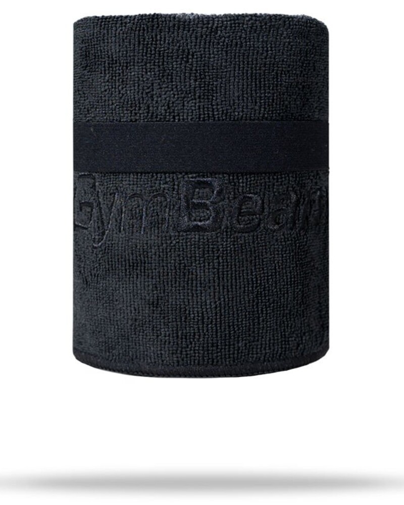 Sportovní ručník z mikrovlákna Medium Black