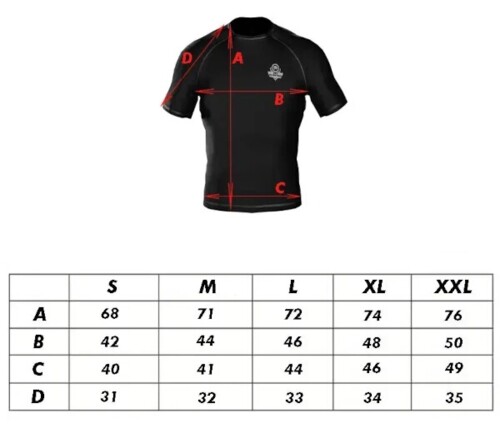 Pánske tréningové tričko DBX Rashguard RS Black