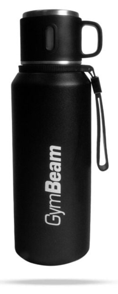 Termoska Vacuum Flask Steel Black 1000 ml