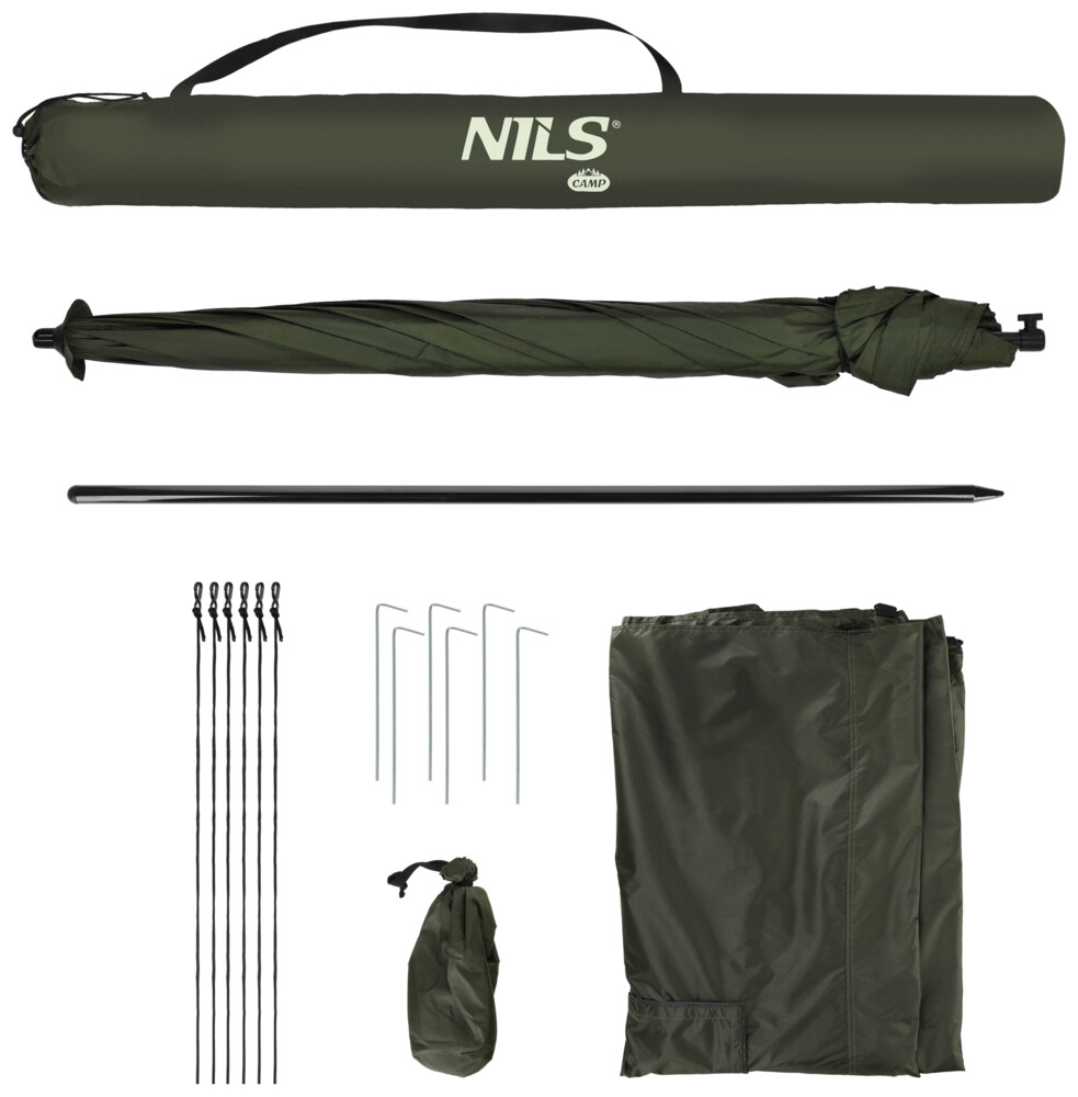 Rybářský deštník s plnou bočnicí NILS Camp NC4701
