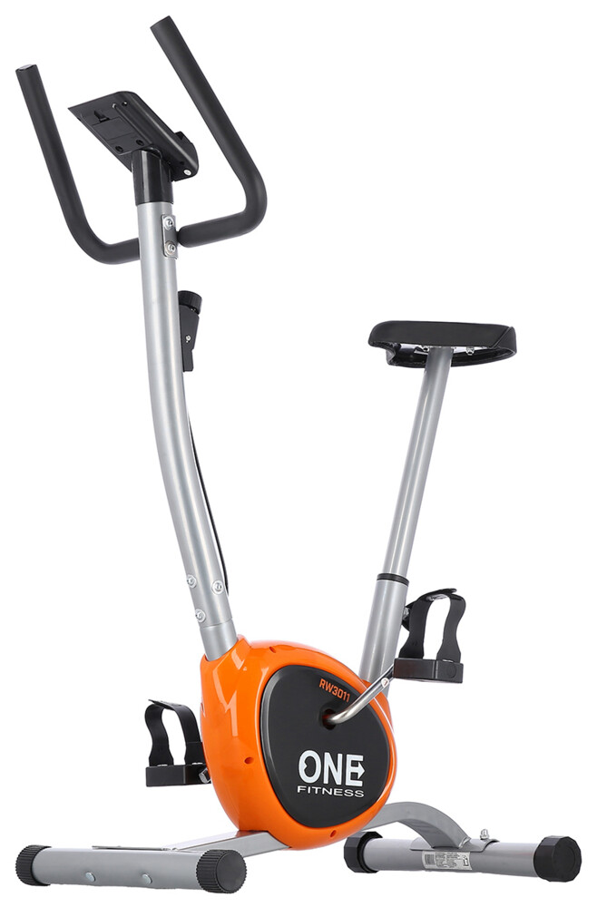 Mechanický rotoped ONE Fitness RW3011 stříbrno-oranžový