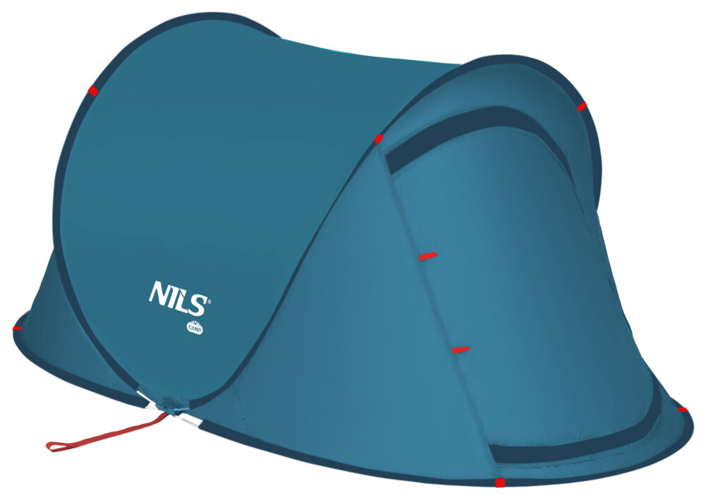 Samorozkládací plážový stan NILS Camp NC3743 modrý