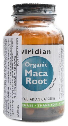 Maca Root 60 kapslí Organic