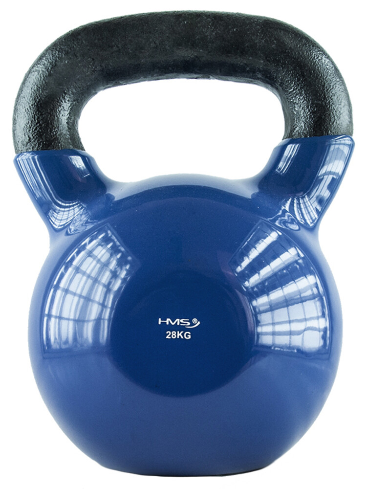 Kettlebel KN 28 kg pokrytý vinylem