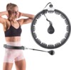 Masážní hula hoop HHW06 se závažím a počítadlem černá