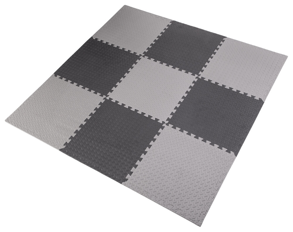Ochranná puzzle podložka HMS Premium MP12 světle šedá
