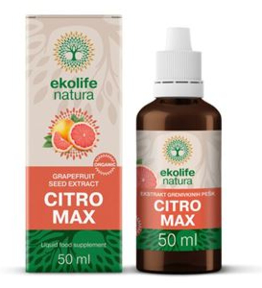 Citro Max Organic 50 ml (Bio extrakt ze semínek grepfruitu) SK