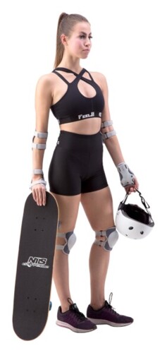 Souprava chráníčů NILS Extreme H704 šedá