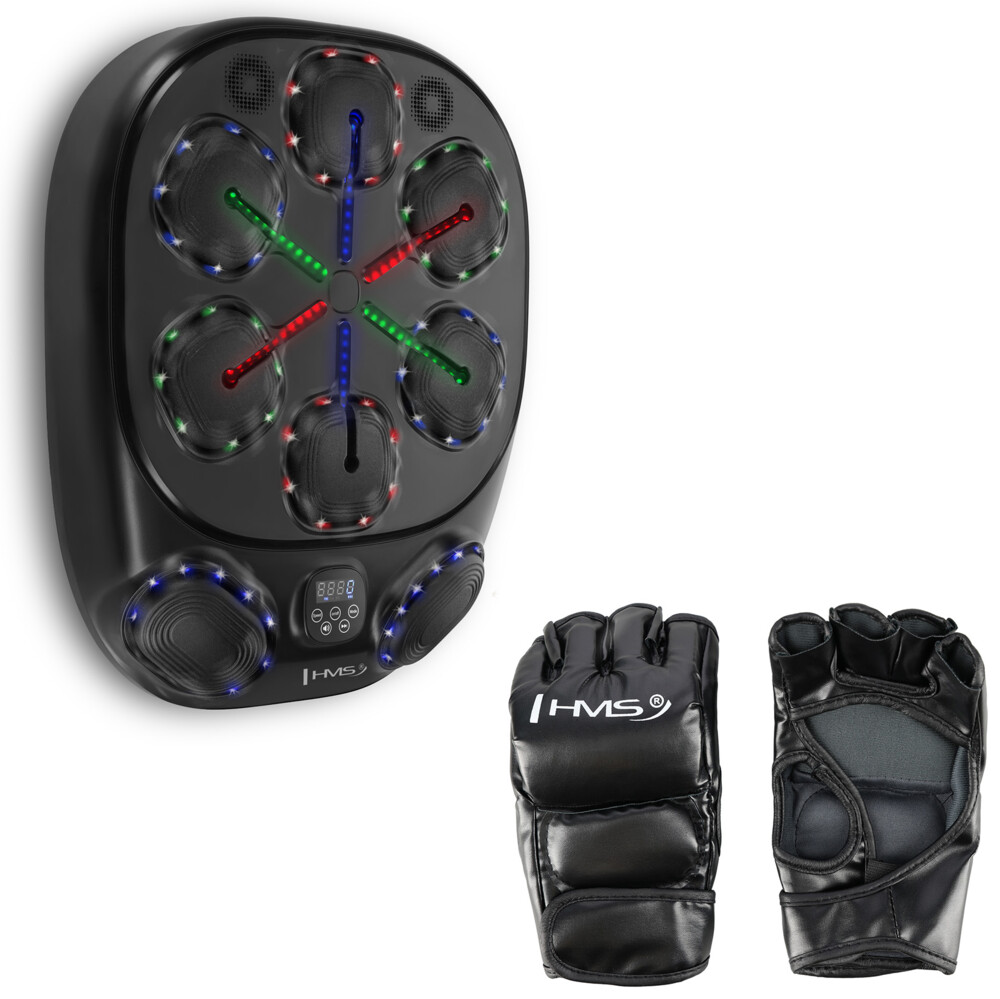 Elektronický boxerský terč TB10 s LED, Bluetooth a rukavicemi (Music Boxing Machine)