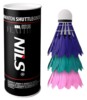 Badmintonové míčky z peří NBL6213 multicolor 3 ks