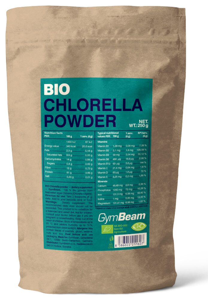 BIO Chlorella prášek 250 g