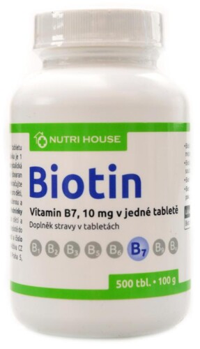 Vitamín B7 D-biotin 500 tablet