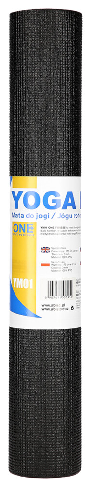 Podložka pro jógu ONE Fitness YM01 černá