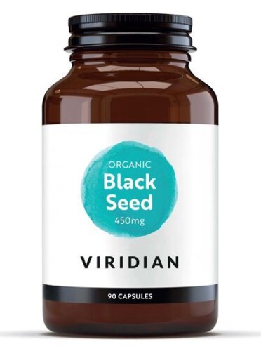 Black Seed 450mg 90 kapslí Organic (BIO Egyptský černý kmín)