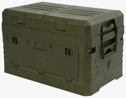 Skládací box s víkem NILS Camp NCB4003 42L zelený