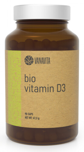 BIO Vitamín D3 800 IU - VanaVita 90 kaps.