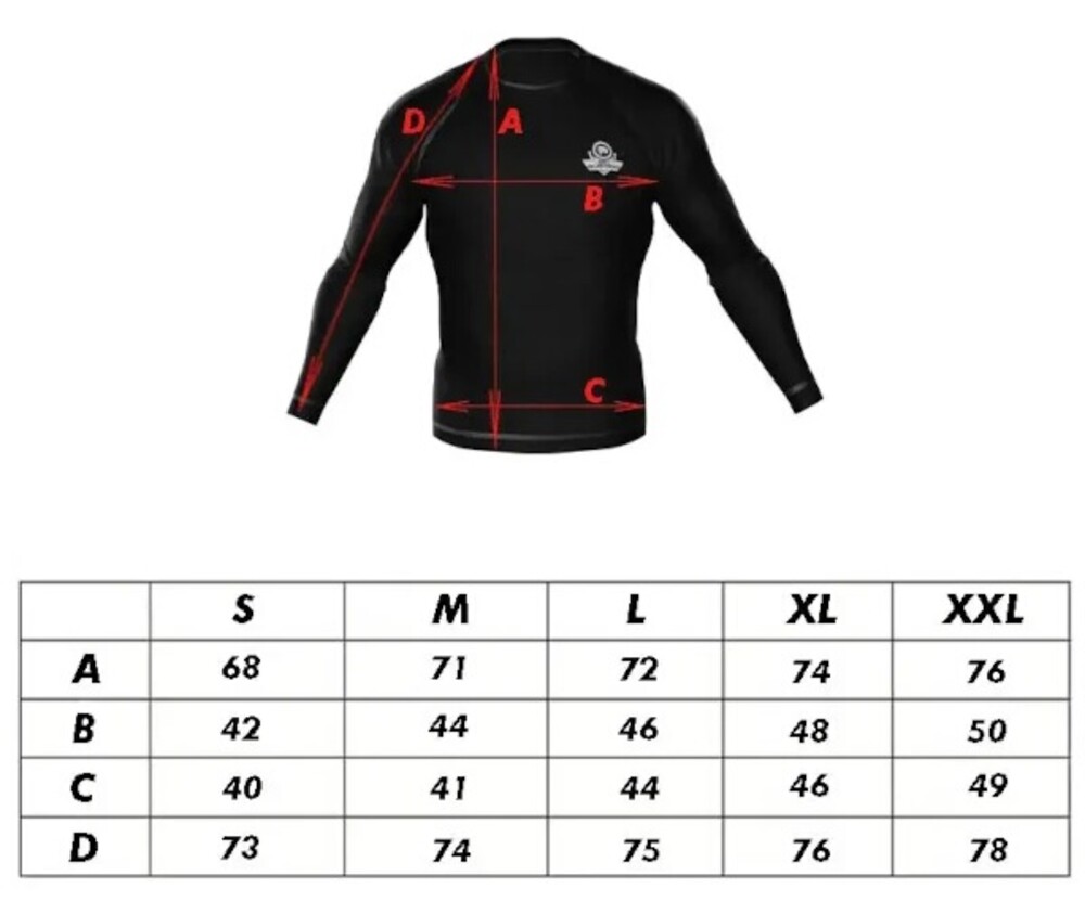 Pánske tréningové tričko DBX Rashguard RSL Black