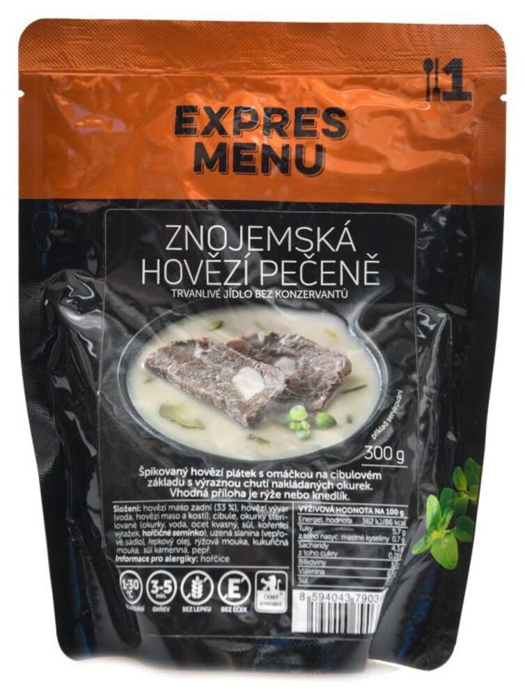 Znojemská hovězí pečeně low carb 300g