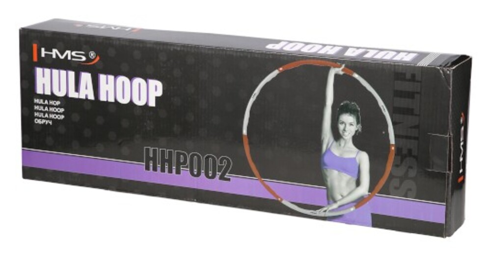 Hula hoop obruč HHP002 červená, 100 cm