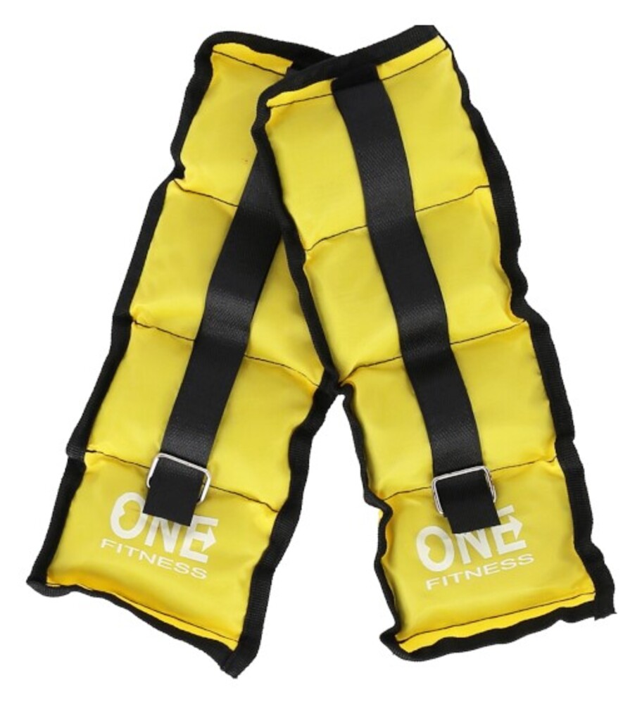 Zátěže na zápěstí a kotníky WW01 2 x 0,7 kg žluté