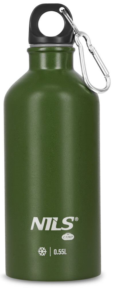 Nerezová turistická láhev NILS Camp NC3801 zelená 500 ml