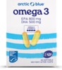 Omega 3 v blistrech 60 kapslí (500mg DHA and 800mg EPA) původ Aljaška