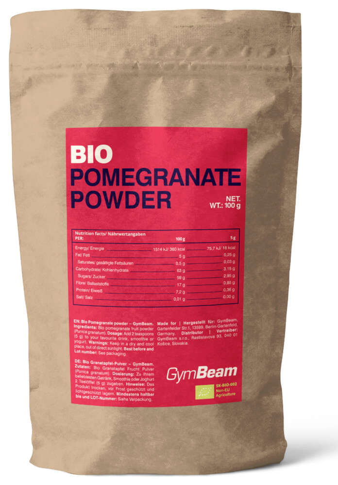 BIO Prášek z granátového jablka 100 g