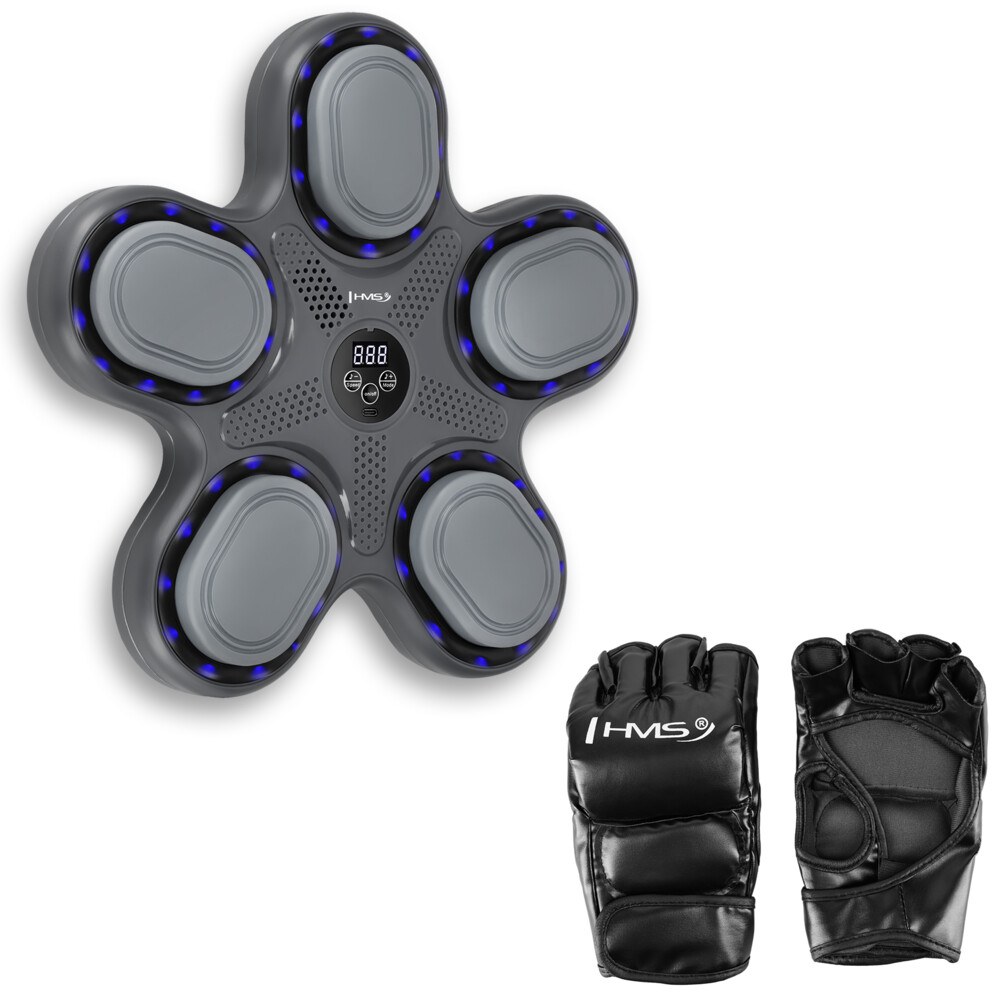 Elektronický boxerský terč TB11 s LED, Bluetooth a rukavicemi (Music Boxing Machine)