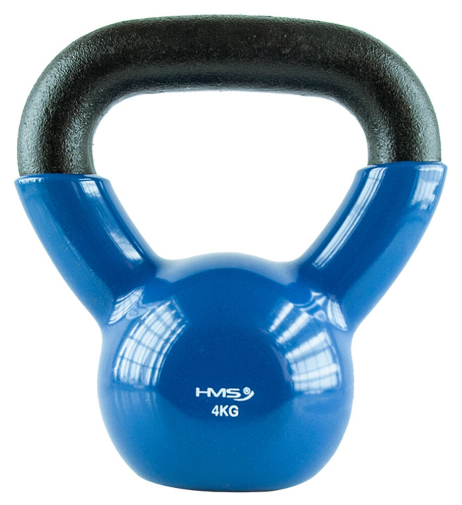Kettlebel KN 4 kg pokrytý vinylem