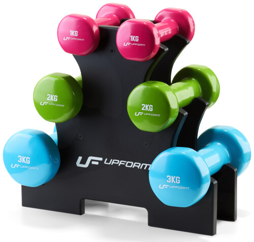 Sada vinylových činek se stojanem UpForm UFDS 12 kg