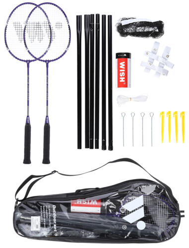 Sada raket na badminton Alumtec 4466, fialová