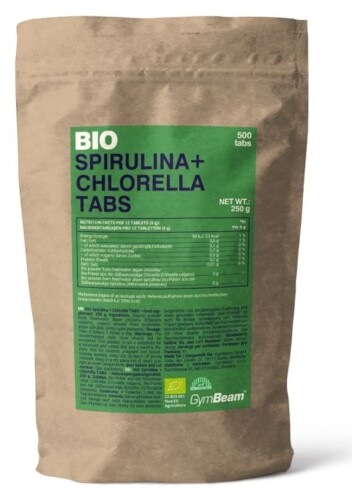 BIO Spirulina + Chlorella TABS 500 tbl
