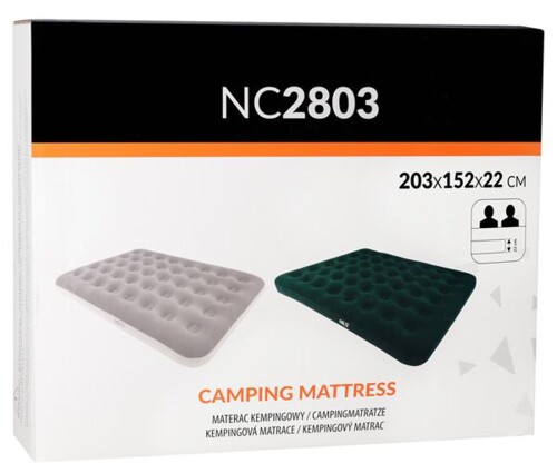 Nafukovací matrace NILS Camp NC2803 zelená 203x152x22 cm