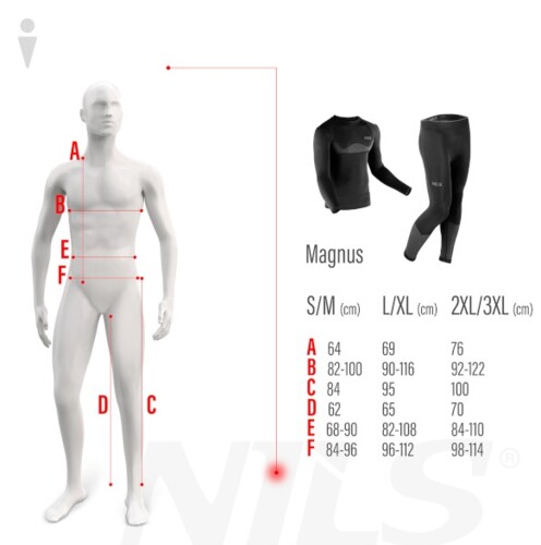 Pánské bezešvé termoprádlo BTZ0464 Magnus černé
