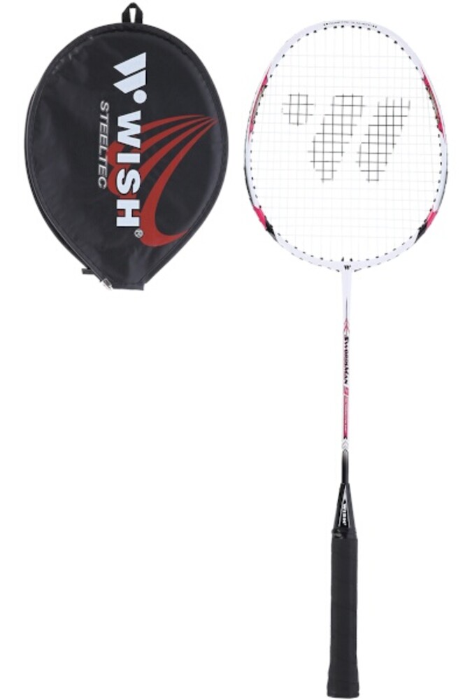 Badmintonová raketa Steeltec 9, červená