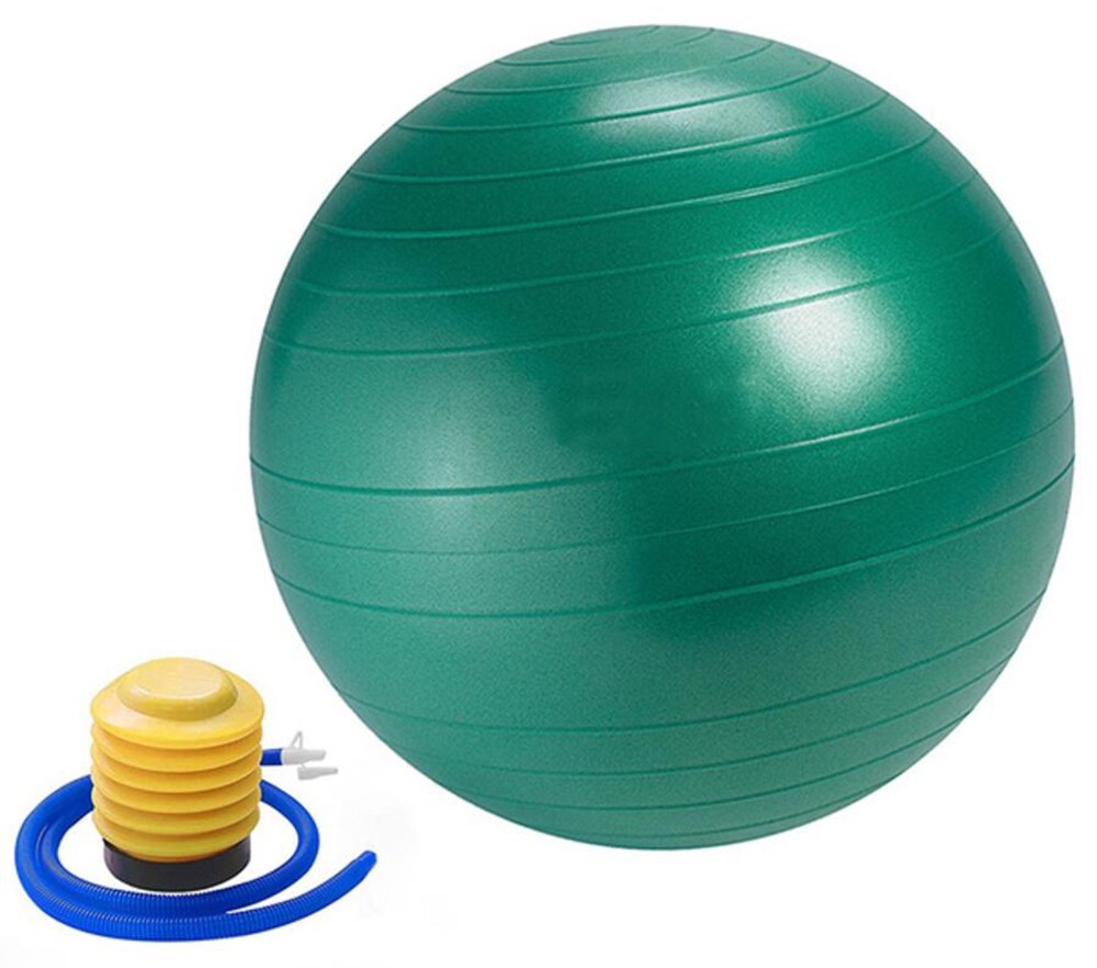 Gymnastický míč gymball fitball s pumpičkou 65 cm zelený