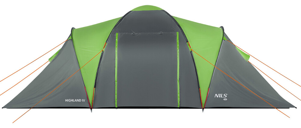Rodinný stan NILS Camp NC6431 Highland IV zelený/šedý