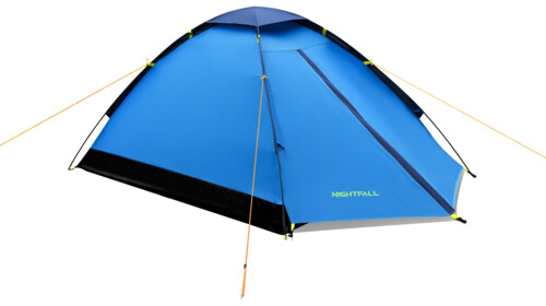 Turistický stan NILS Camp NC6033 Nightfall modrý/světle šedý