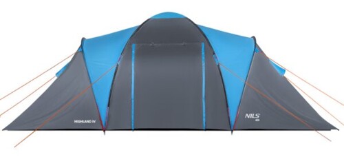 Rodinný stan NILS Camp NC6431 Highland IV modrý/šedý