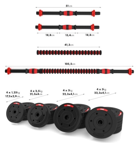 Nakládací činky SGP40, 40 kg