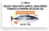 Tuňák v olivovém oleji s jablkem, sušenými rajčaty a piripiri (čili papričkami) 120 g