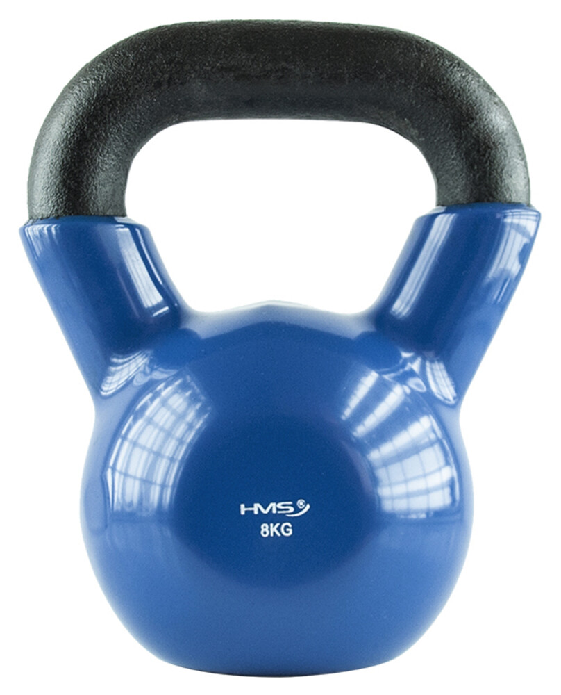 Kettlebel KN 8 kg pokrytý vinylem