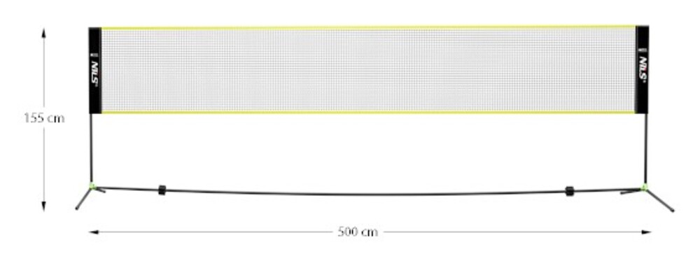 Skládací síť pro badminton NN500