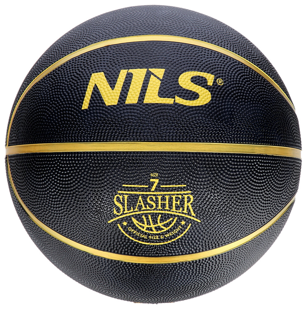 Basketbalový míč NPK270 Slasher 7 černý
